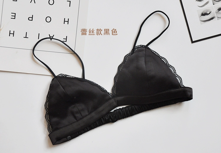 LR Châu Âu và Mỹ bralette tốt vành đai tam giác cup mà không có vòng thép không xương siêu mỏng áo ngực bikini vẻ đẹp backless đồ lót áo ngực cho bé bú