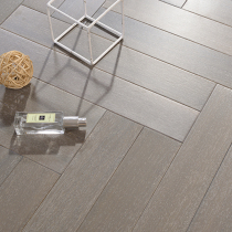 Pure solid wood flooring log herringboard geothermal lock Oak black walnut disc bean Panlong factory direct sales