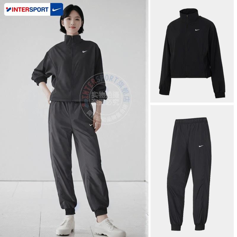 Nike Nike Sports Suit Women's 2024 Winter Casual Two-Piece Running Woven Jacket Jacket Long Pants Nike Nike Sports Suit Women's 2024 Winter Casual Two-Piece Running Woven Jacket Jacket Long Pants
