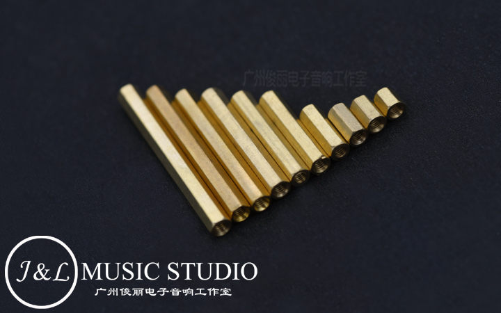 Original Imported Double Pass without head hexagonal pure copper column M3 PCB Main Board Host shell Isolation wiring pillar