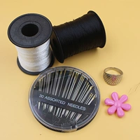 Черно -белая нейлоновая линия+иглы черной тарелки+аксессуары