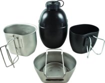 Brand new set BCB British 58 plastic kettle crusader steel cup and stove Bell wilderness folk version