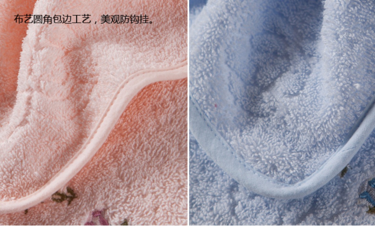 Khăn gối vàng chất liệu cotton thanh lịch trơn xoắn ốc thêu dày và hào phóng 4201H - Khăn gối vỏ gối đẹp