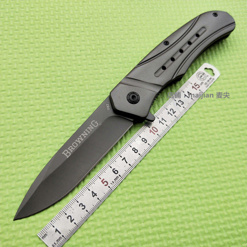 Outdoor folding knife with knife-proof small knife high hardness field begging for raw knife water fruit knife sharp cutter open edge folding knife