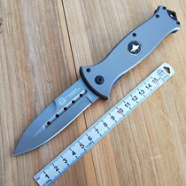 Folding knife Outdoor small knife with sharp folding knife portable fruit knife Swiss cold soldier knife Knife Anti-Body Knife Camping