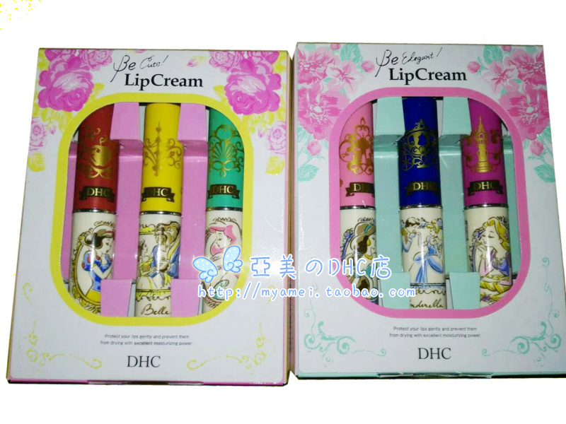 Nhật Bản DHC môi ô liu son dưỡng môi Snow White Disney phiên bản giới hạn hộp quà tặng ba - Son môi black rouge a6