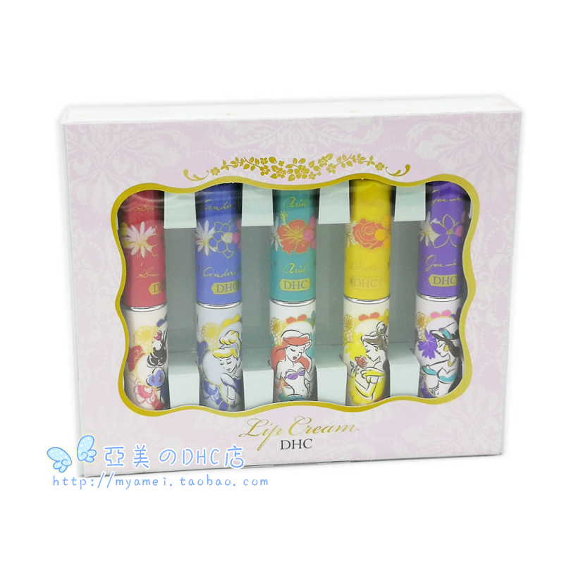 Nhật Bản DHC môi ô liu son dưỡng môi Snow White Disney phiên bản giới hạn hộp quà tặng ba - Son môi black rouge a6