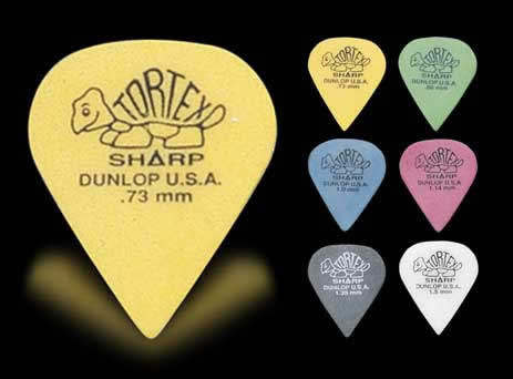 Guaranteed Dunlop Den Lopp Tortex Sharp Pointed Little Turtle Speed Play Guitar Pluck
