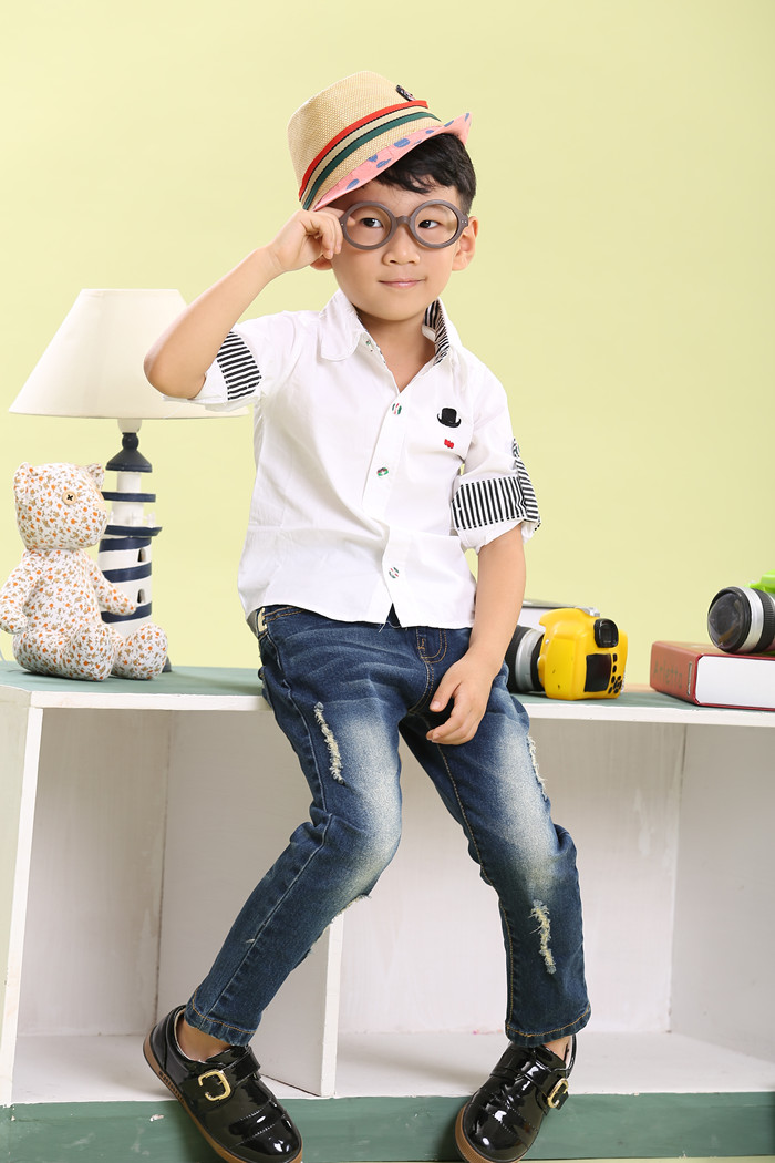 Chemise enfant à manche longue - Ref 2084327 Image 27