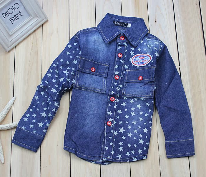 Chemise garcon à manche longue en toile - Ref 2082559 Image 22