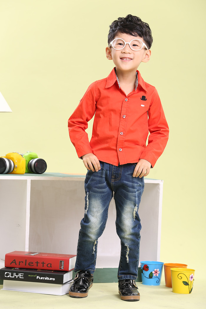 Chemise enfant à manche longue - Ref 2084327 Image 20