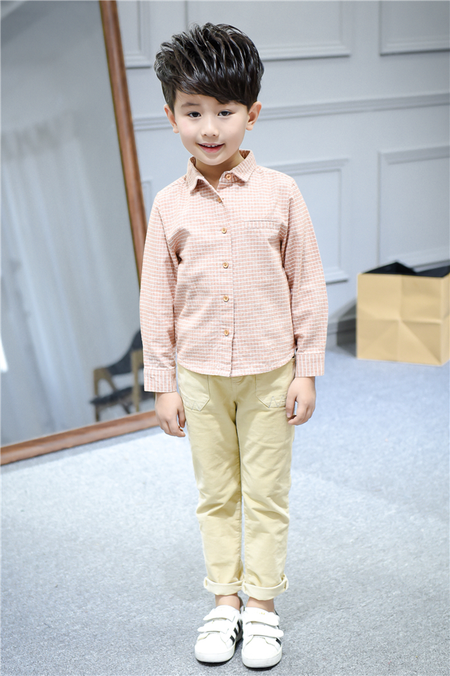 Chemise garcon à manche longue - Ref 2082545 Image 30