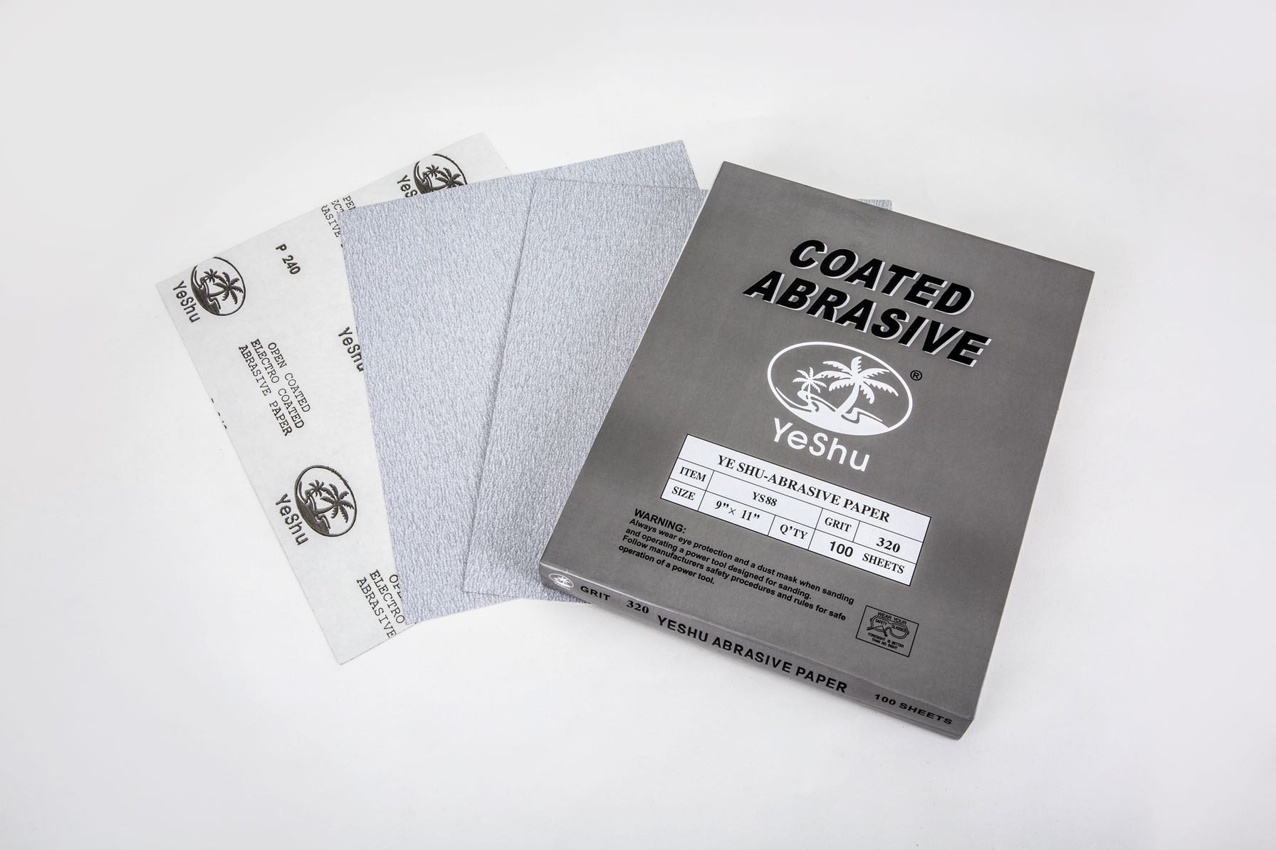 Coconut tree square white dry grinded paper 100 sheets of 85