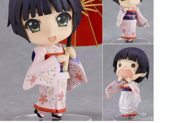 Những ngã tư lạc vào một đất nước xa lạ Yuon Loli Kimono Nhật Bản hình ô đất sét - Capsule Đồ chơi / Búp bê / BJD / Đồ chơi binh sĩ