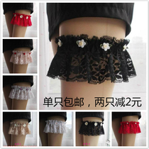 Black Red White Korean Version Sexy Lace Leg Loops Socks 100 Hitch Cute Charming Fashion Thighs Sleeve