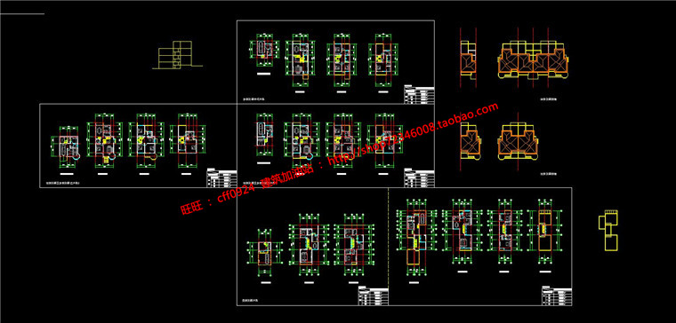 NO01884小区规划建筑方案设计cad图纸平面户型文本效果图-27