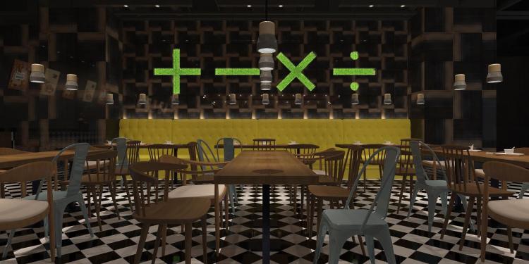 ZZ0230精品餐饮工装室内装修设计CAD施工图纸效果图案例作...-15