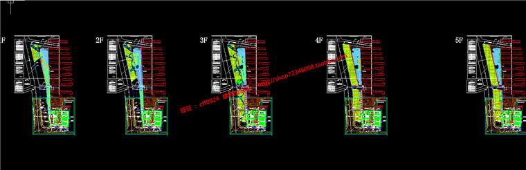 NO00619sketchup+cad图纸源文件商业办公写字楼购物商业街-14