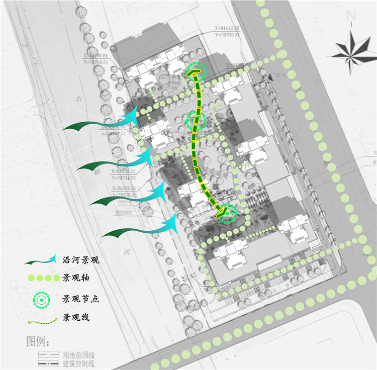 TU03114居住区小区规划方案设计cad图纸su模型psd分析图总图-11