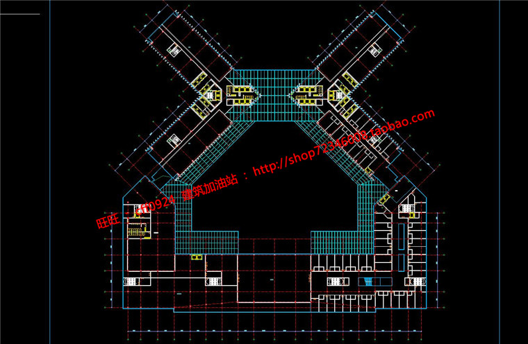 NO01883公建写字楼办公大厦城市建筑方案cad图纸文本效果图-41