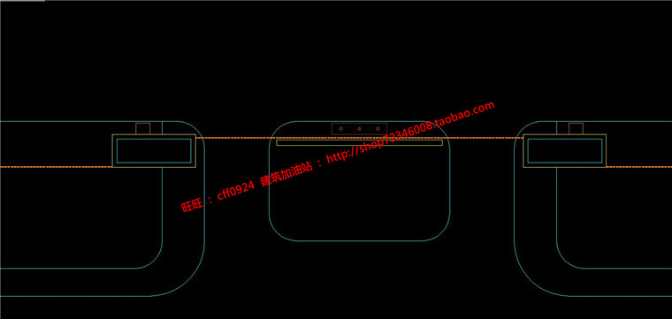 NO01977办公区大门/门卫岗亭值班设计含su模型cad图纸效果图-6