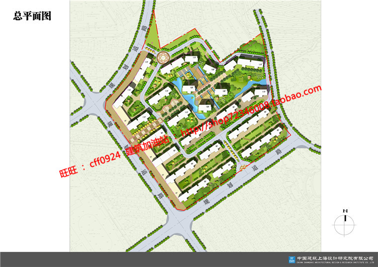 NO01884小区规划建筑方案设计cad图纸平面户型文本效果图-15