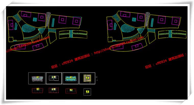 JZ211 福州商业项目办公酒店公寓SU模型/sketchup+cad图纸-14