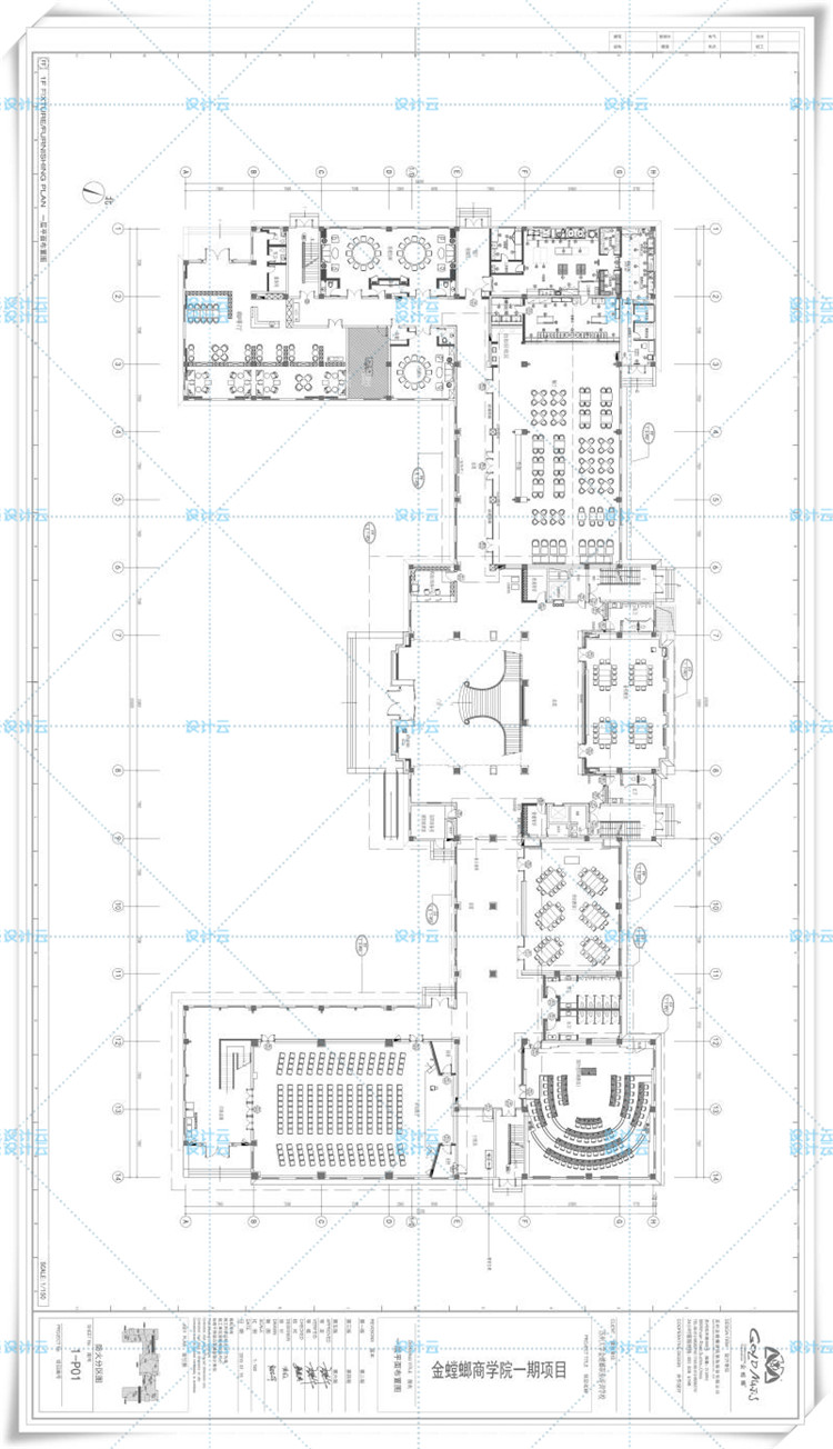 TU01143螳螂室内设计作品集店餐饮空间CAD施工图实景效果图...-9