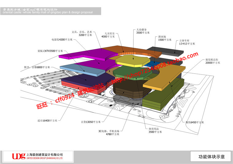 NO02060 商业购物中心商场超市建筑方案设计cad图纸效果图方...-34