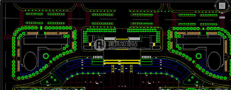 JZ074上饶公建办公楼办公cad图纸+SU模型+效果图-13