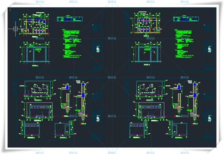 TU00421纪念性文化历史公园怀旧文广场CAD园建SU模型景观-10