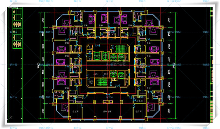 TU00825欧式新古典商业街区综合体cad施工图+su+文本-16