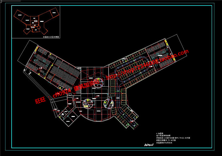 NO01354圆形图书馆建筑方案设计cad总图平立剖文本jpg效果图-28