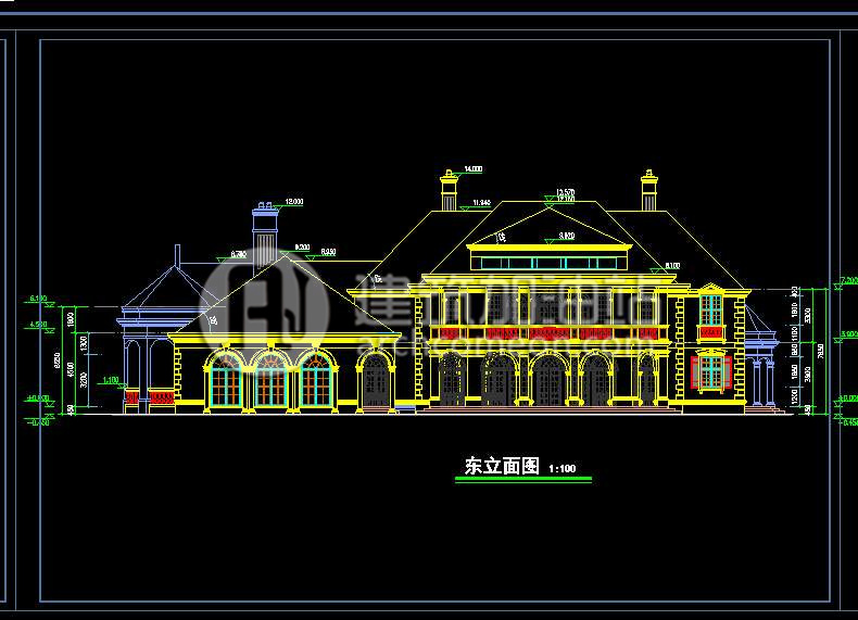 欧式全套别墅 整套设计 SU模型 CAD图纸 Sketchup模型 效果图JZ015-14