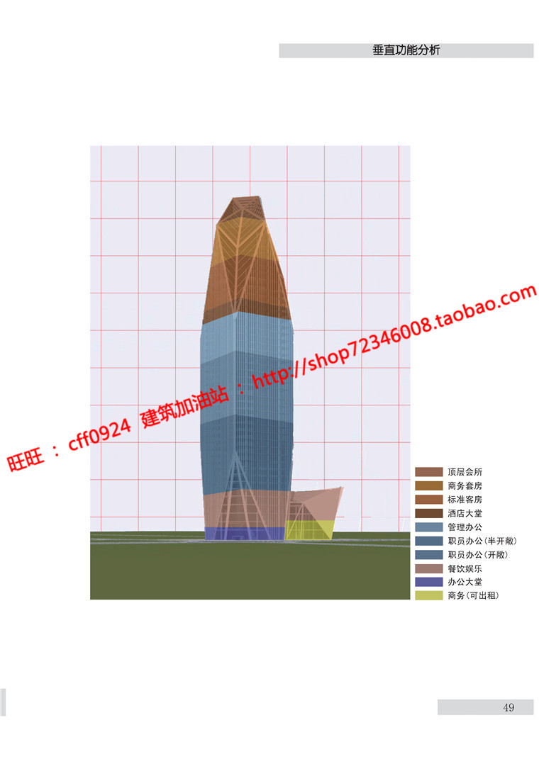 NO01757超高层办公写字楼中标项目cad图纸方案文本pdf-14