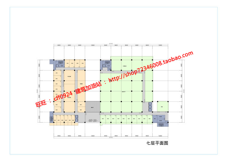 NO01695教学综合楼行政服务中心交易su模型cad图纸文本效果图-37