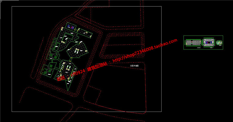 NO01167商业广场一套建筑方案设计cad图纸平立剖+方案文本-35