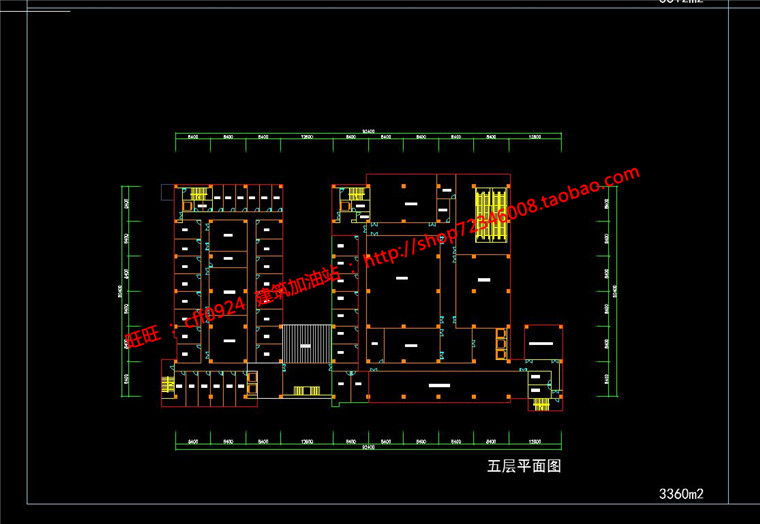 NO01695教学综合楼行政服务中心交易su模型cad图纸文本效果图-54