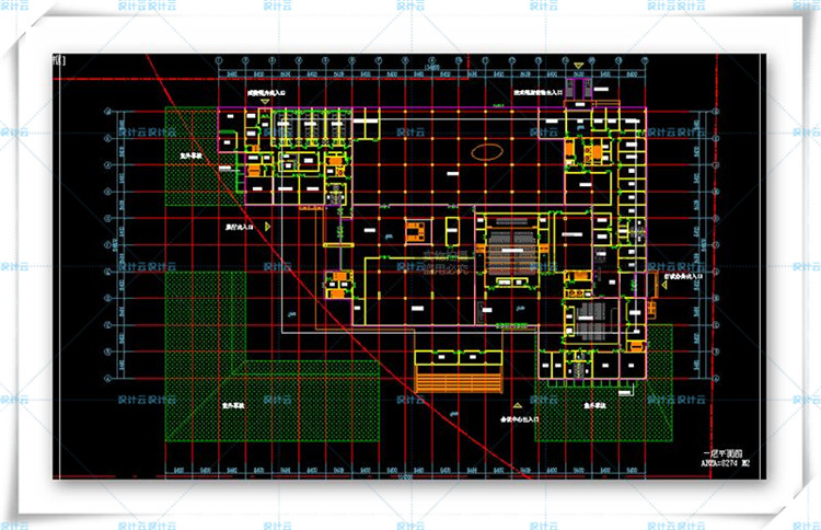 TU00834档案馆建筑方案设计cad施工图+文本+su模型-14