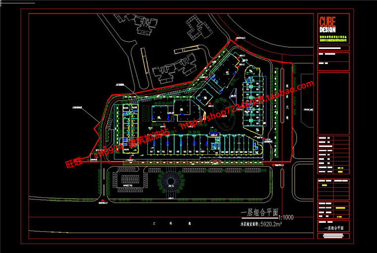 NO01877现代风格办公写字楼高层综合楼cad图纸dwg文本效果图-31