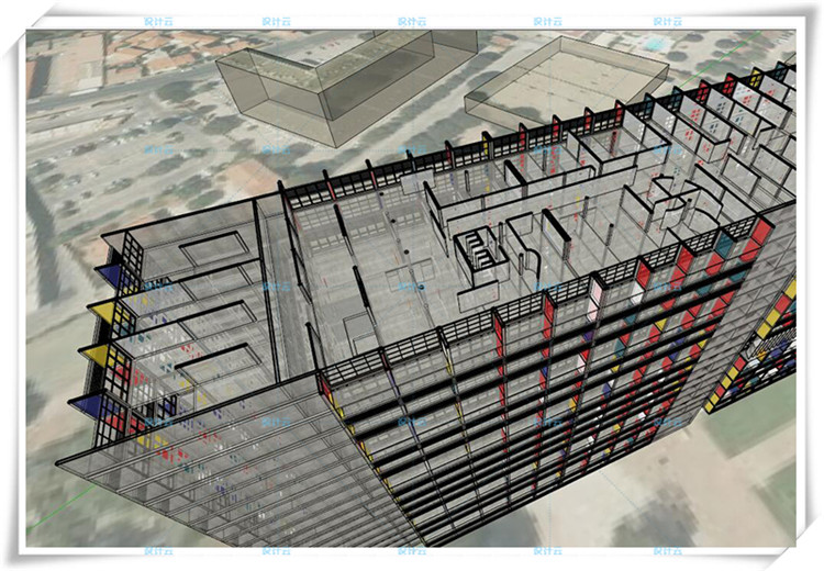 TU00858马赛公寓 su模型 全套CAD 柯布西耶+PPT作品解析 Corbusier-10