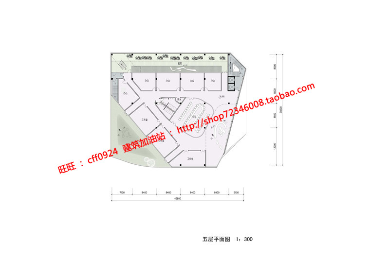 NO01516美术展览馆设计项目资源cad图纸平立剖效果图文本-17