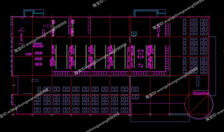 TU03000大学学校食堂建筑设计CAD平立剖面+SU模型+方案文本-3