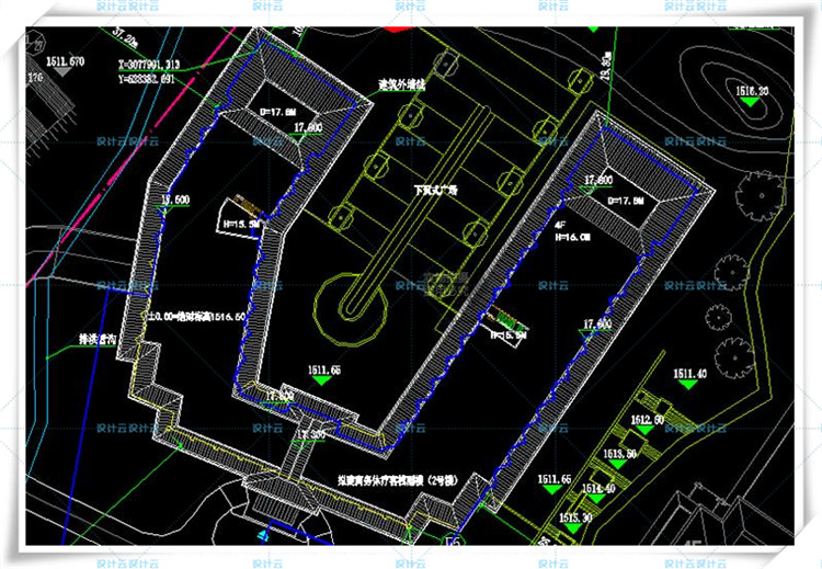 TU00828多层中式坡顶 度假酒店文本+cad施工图+效果图+su模型-17