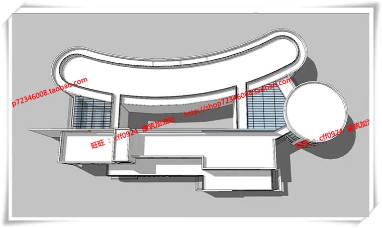 JZ315公建幼儿园平面立面总图su模型+cad图纸+3Dmax+效果图-8