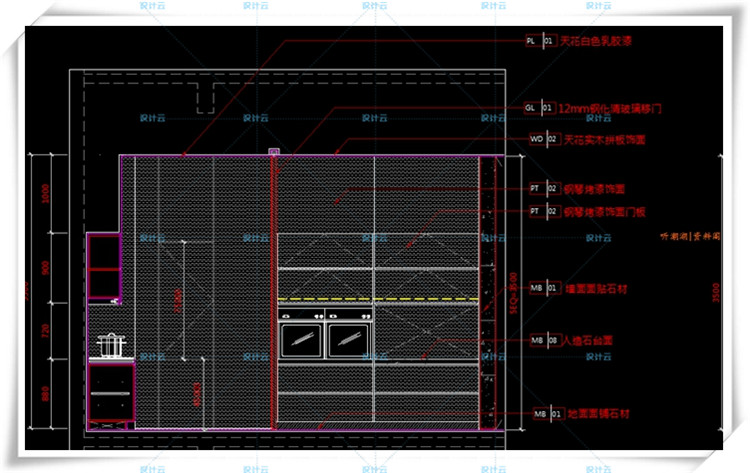 TU01173李玮珉三亚海棠湾四季酒店C型别墅样板间cad+效果图-16