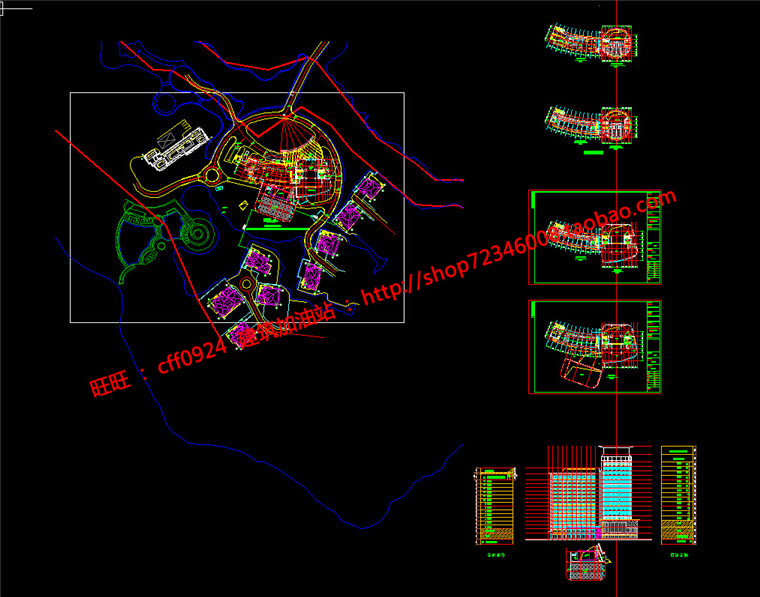 NO00645 su模型+cad图纸+3Dmax+效果图全高档酒店现代公建建筑...-11