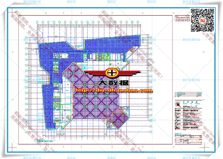 TU01149贝聿铭建筑设计施工图纸苏州博物馆平面布置-7