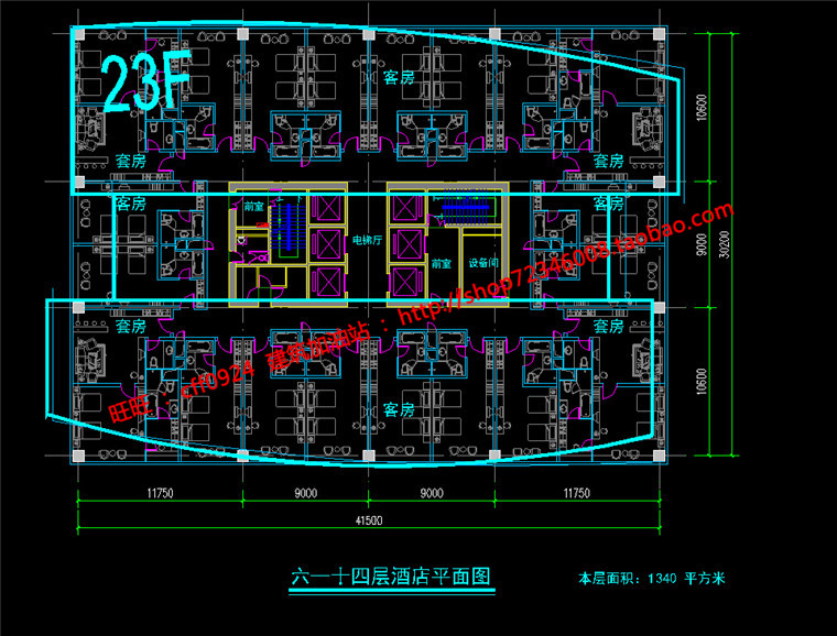 NO00425城市综合体项目设计商业酒店公寓cad图纸效果图文本-34