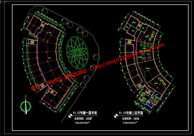 NO01074规划设计方案总图平立剖住宅户型cad图纸效果-10